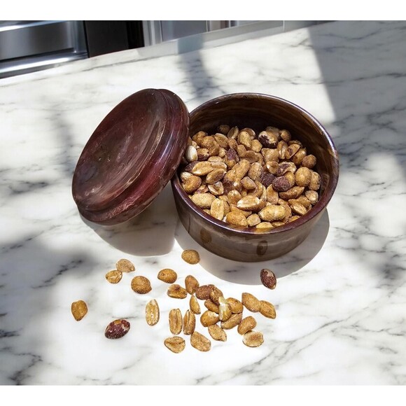 Marble storage box for jewelry, coins, candies and etc., catchall storage - Picture 3 of 10